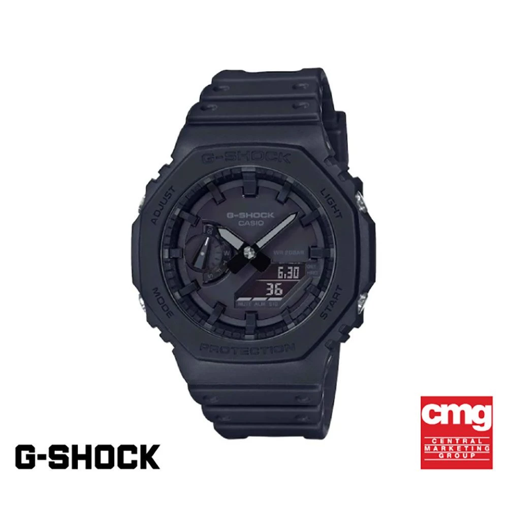 CASIO นาฬิกาข้อมือผู้ชาย G-SHOCK YOUTH รุ่น GA-2100-1A1DR วัสดุเรซิ่น สีดำ