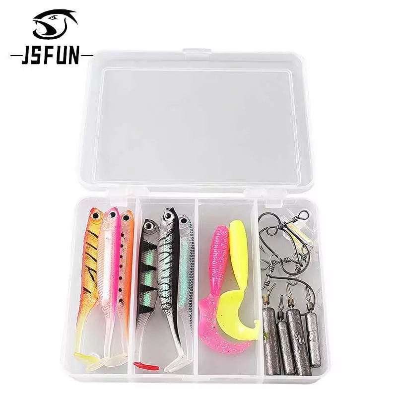 Rainbow Fish Reverse Fishing Rig19Set of Fishing Bait Accessories Fishing Gear Sea Fishing Set Lure Bait Fishing Bait Se