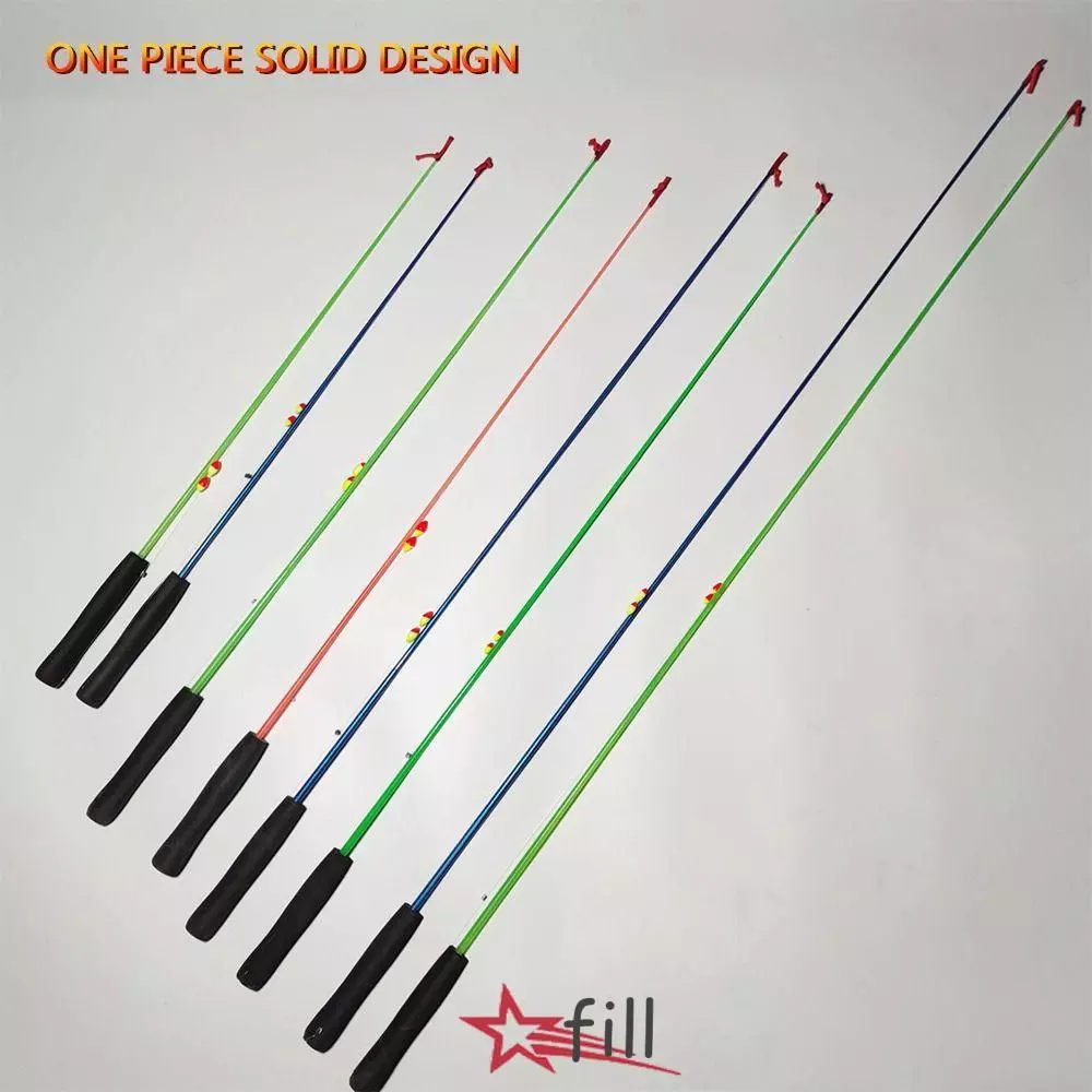FILL ชุดเบ็ดตกปลา, Telescopic Fishing Pole Fishing Rod ชุด, Travel Fishing Gear Glass Fibre Spincast Fishing Reel 0.7/1.0/1.5/1.8/2.1 M Feeder Rod Combo Fishing