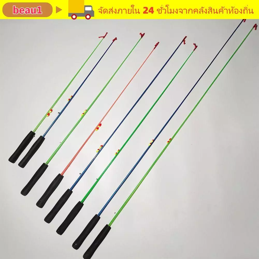 BEAU1 ชุดเบ็ดตกปลา, Casting Rod Fishing Pole Fishing Rod ชุด, Travel Fishing Gear 0.7/1.0/1.5/1.8/2.1 M Spincast Fishing Reel Carbon Fibre Feeder Rod Combo Fishing