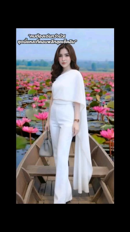 #ชุดเที่ยว​ #ชุดสไบ#ชุดสไบ  #ชุดสีขาว #ชุดออกงาน #ชุดเรียบหรู #ชุดไปงานบวช #ธีมสีขาว #กางเกงขายาว #แฟชั่นผู้หญิง #เสื้อไหล่เดี่ยว #ชุดสวยราคาถูก