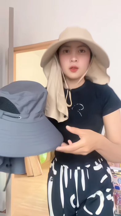 หมวกกันแดดปีกกว้าง #หมวกกันแดด #หมวกปีกกว้าง #หมวก