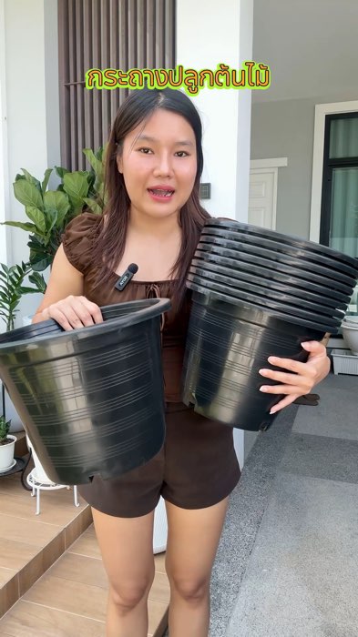 กระถางปลูกต้นไม้ กระถางพลาสติกสีดำ #กระถางต้นไม้ #กระถาง #กระถาง #กระถางพลาสติก #กระถางดำ