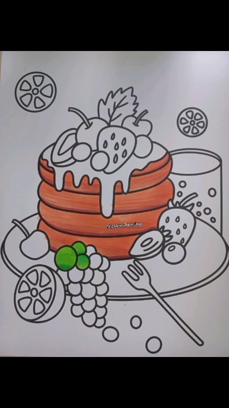 Sổ tô màu siêu dễ thương từ Ohuhu, giấy dày, tô trơn không bị gián đoạn, phù hợp với Alcohol Marker 🫶🏻❤️ #ohuhu #colouringbook #สมุดระบายสี #แอลกอฮอล์มาร์คเกอร์