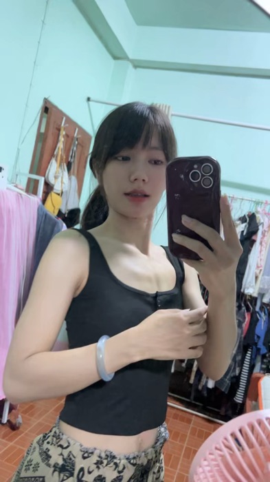 🖤🍃 #áo không tay #áo ba lỗ có áo ngực #áo có áo ngực trong #áo mặc ở nhà #áo mùa hè
