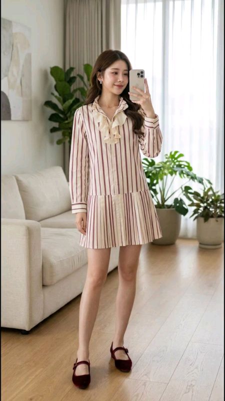 Đầm Lyn Around họa tiết hoa hồng 🌹 Mặc vào thật dễ thương như vừa bước ra từ truyện cổ tích 🧚‍♀️ #เพื่อนซี้พาสอย #LynAround #เดรสลายดอก #เดรสพริ้วๆ #สไตล์คุณหนู