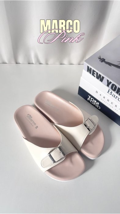 Dép sandal thoải mái 🎀🤍 #dé sandal thời trang #marco #giày thời trang #OOTD #pink #sảnphẩmđặcbiệtap​p​som #Shopee