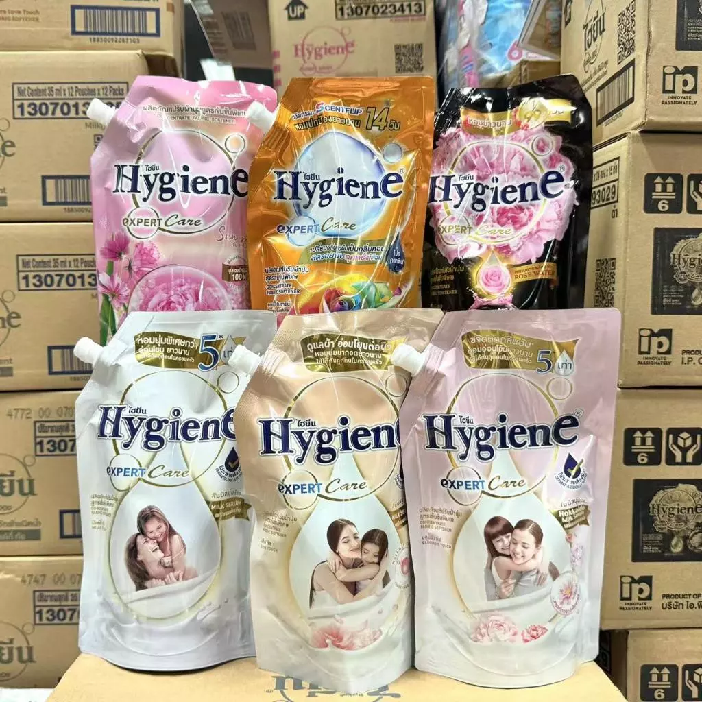 ไฮยีน Hygiene Expert Care / Expert Wash 480-520 มล. น้ำยาปรับผ้านุ่ม น้ำยาซักผ้า ครบทุกสูตร