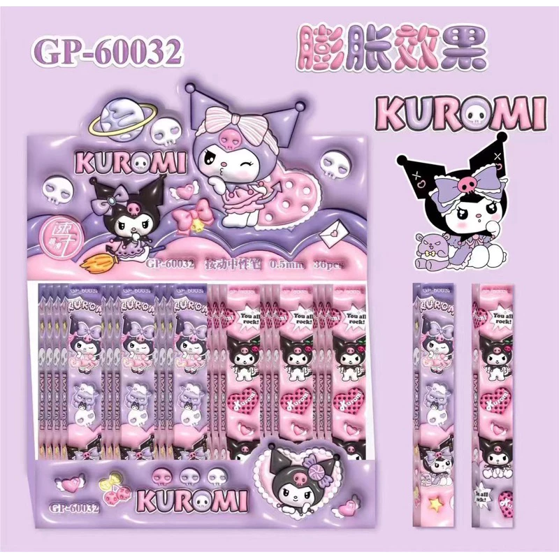 การ์ตูนแอนิเมชั่นกล่องเซอร์ไพรส์ 36 ชิ้น พร้อมกล่องใส่ปากกาเจล