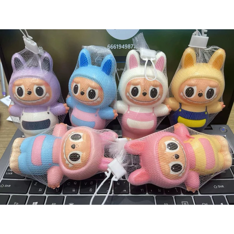 สกุชชี่ลาบูบู้มาใหม่ น่ารักทุกตัวของเล่นบีบบีบ นุ่มมือ