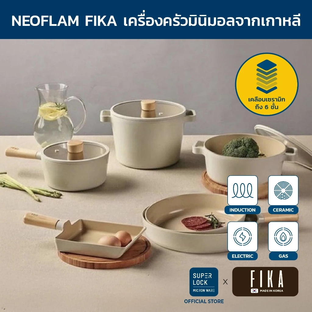 Neoflam FIKA กระทะ หม้อ