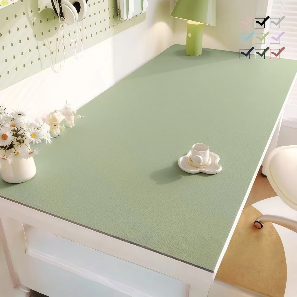แผ่นรองเมาส์ หนัง desk pad mouse pad gaming PU Leather 30*60 40*80 45*90cm แผ่นปูโต๊ะทํางาน แผ่นรองเขียน แผ่นรองโต๊ะคอม